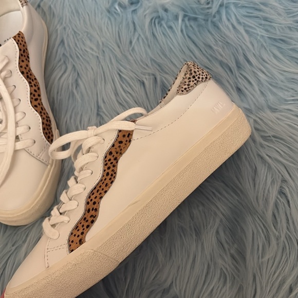 Madewell Sidewalk Low-Top Sneakers in Leather and Calf Hair: Wave Edition - Picture 6 of 9